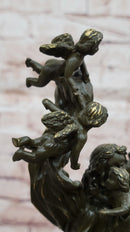 Bronze Angel and Cherubs – Romantic Baroque Style