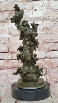 Bronze Angel and Cherubs – Romantic Baroque Style