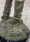 Bronze Cowboy with Rifle - Western Sculpture