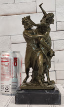Abduction of Persephone by Hades Signed Phidias Greek Mythology Bronze Sculpture