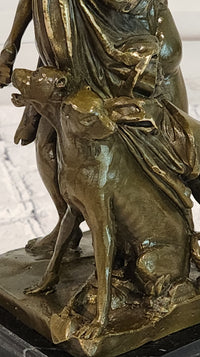 Abduction of Persephone by Hades Signed Phidias Greek Mythology Bronze Sculpture