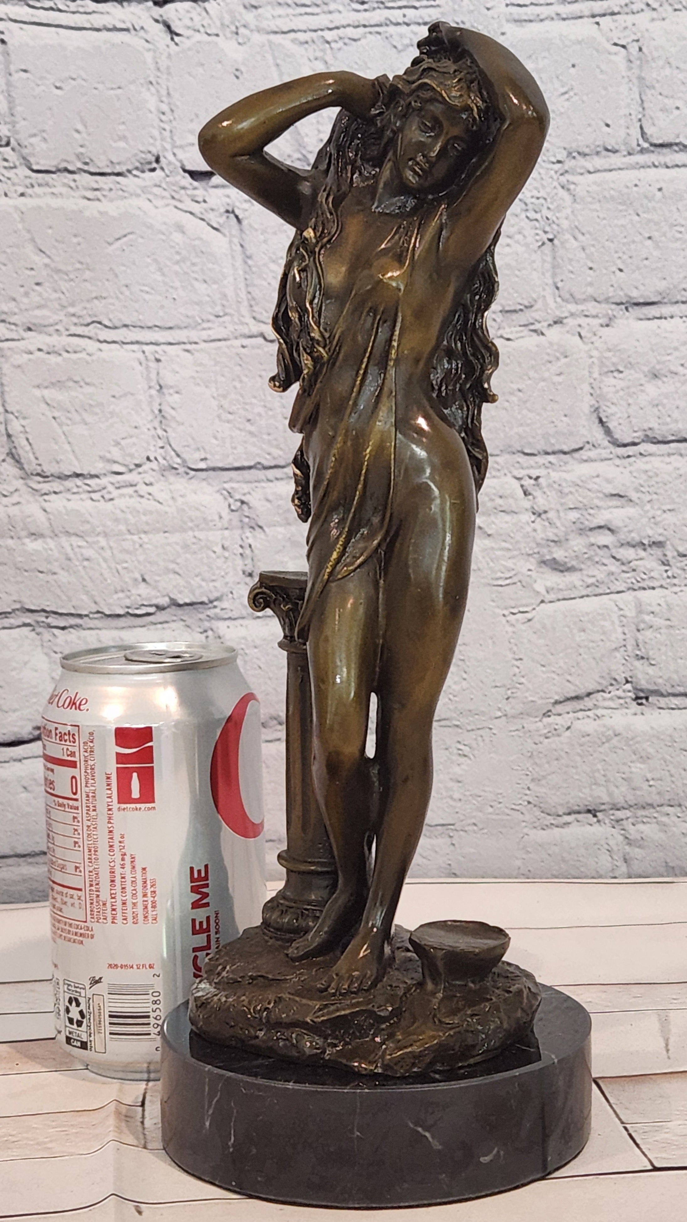 Beautiful Solid Bronze Sculpture of a Roman Goddess Aphrodite by Aldo Vitaleh