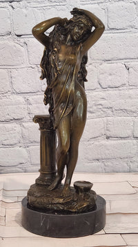 Beautiful Solid Bronze Sculpture of a Roman Goddess Aphrodite by Aldo Vitaleh