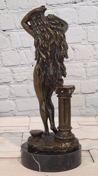Beautiful Solid Bronze Sculpture of a Roman Goddess Aphrodite by Aldo Vitaleh