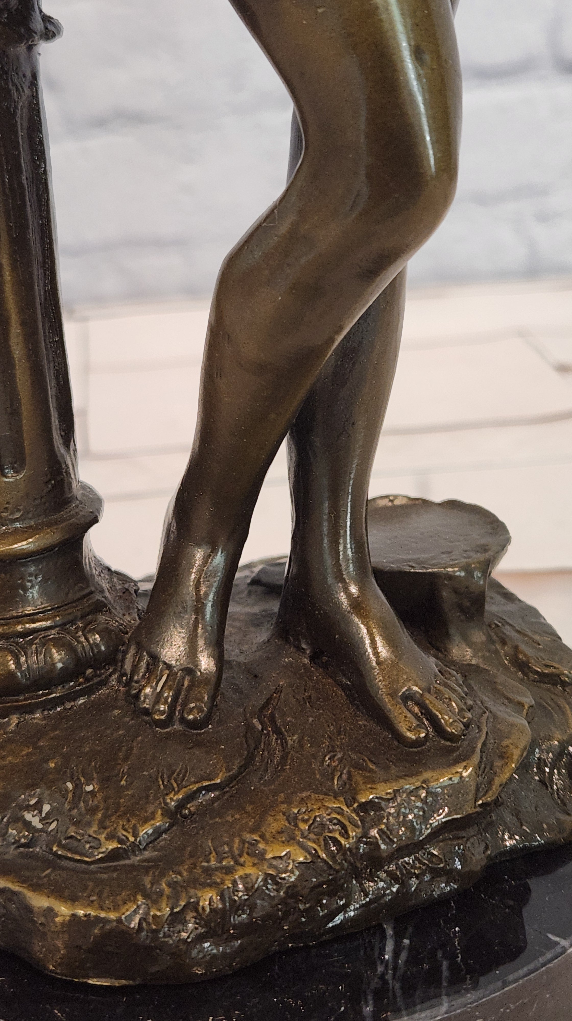 Beautiful Solid Bronze Sculpture of a Roman Goddess Aphrodite by Aldo Vitaleh