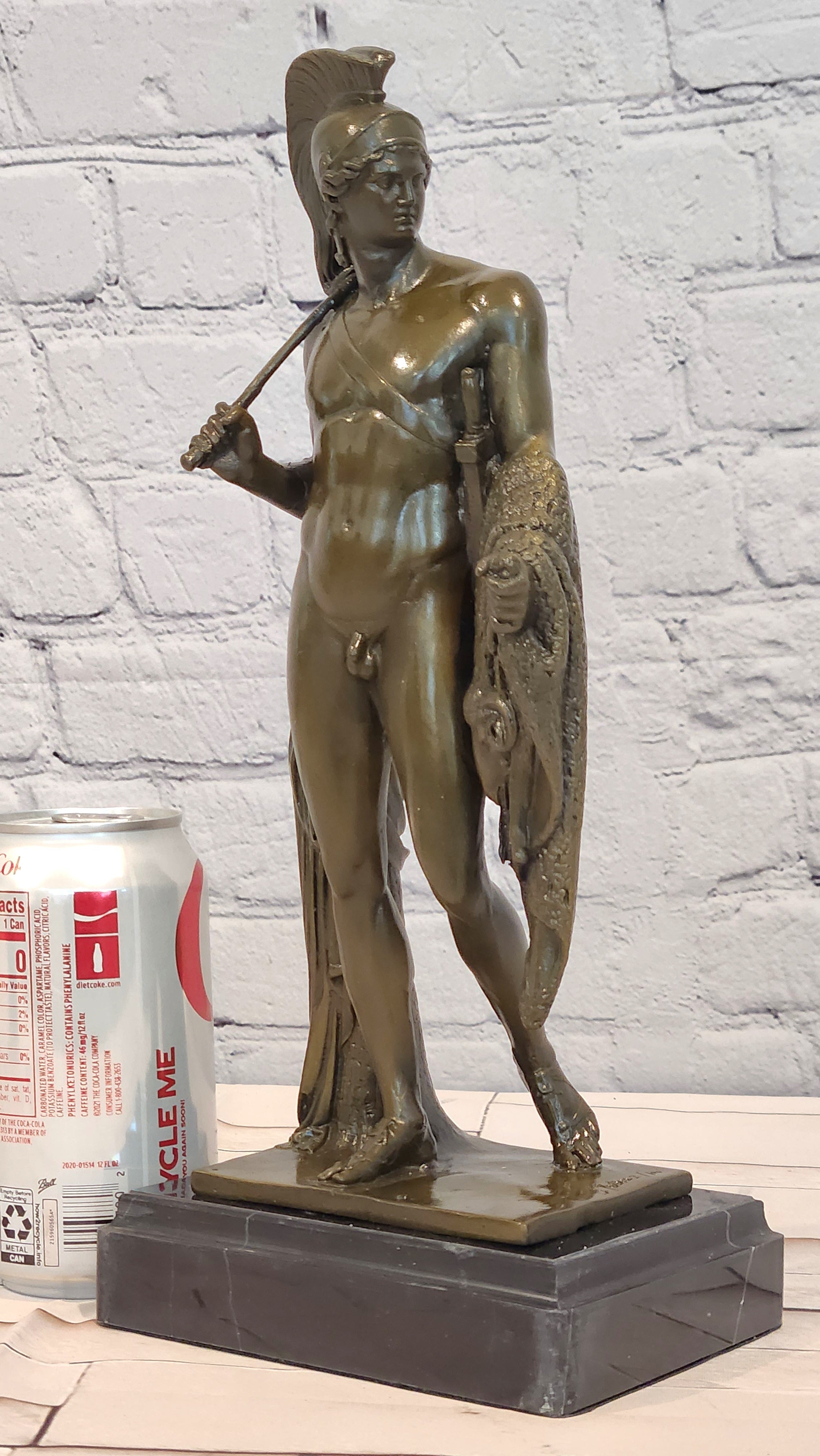 Limited Edition Jason with the Golden Fleece by Jean Patoue Bronze Sculpture