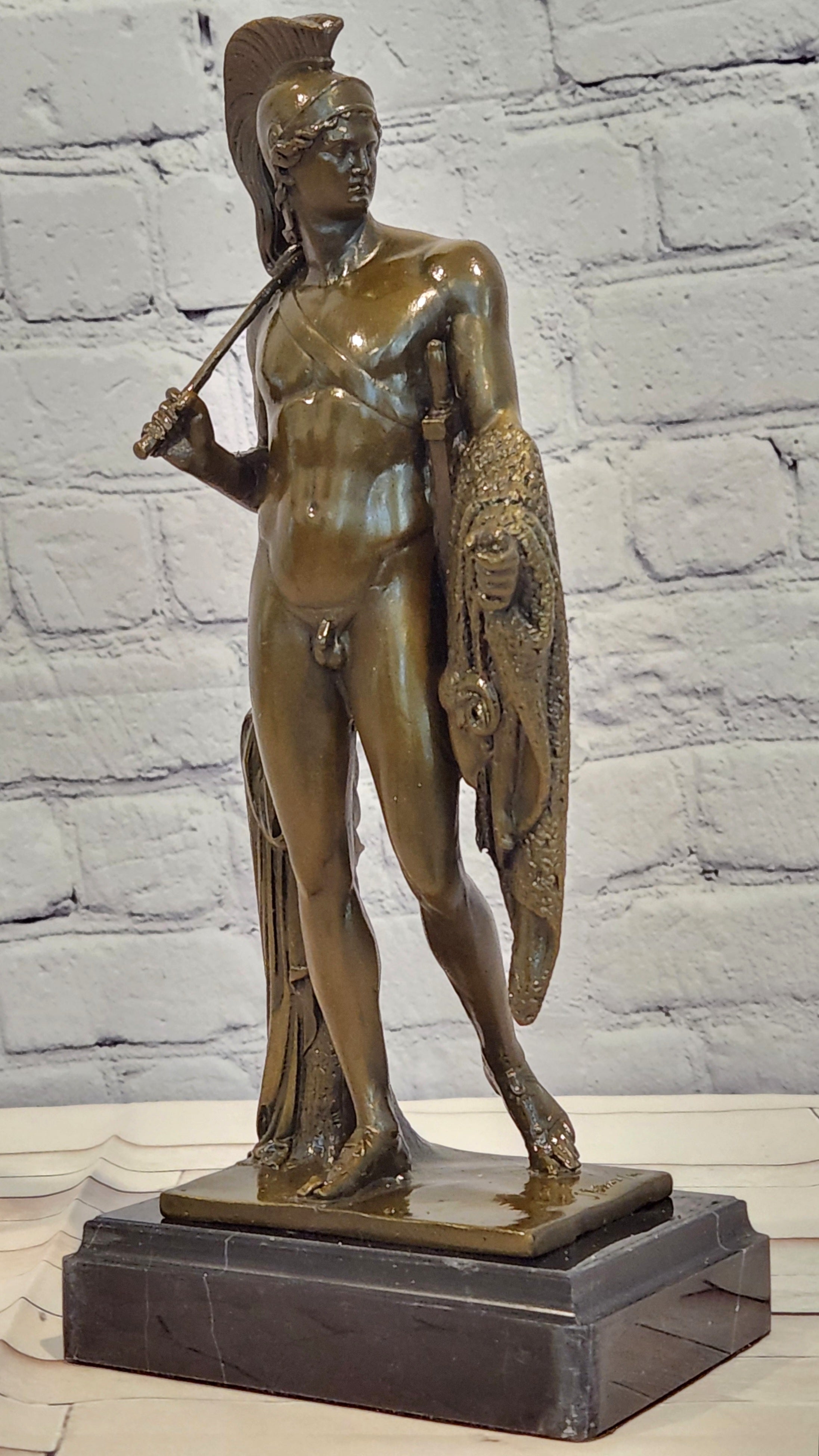 Limited Edition Jason with the Golden Fleece by Jean Patoue Bronze Sculpture