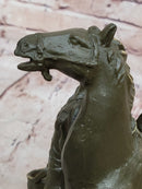 Cowgirl with Rearing Horse Bronze - Western Equestrian Art
