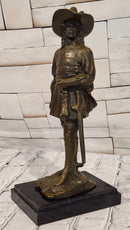 Bronze Musketeer Statue Sculpture Sword Fine Detailed Casting Signed Artist M. Lopez