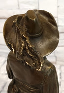Bronze Musketeer Statue Sculpture Sword Fine Detailed Casting Signed Artist M. Lopez