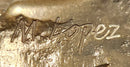 Bronze Musketeer Statue Sculpture Sword Fine Detailed Casting Signed Artist M. Lopez
