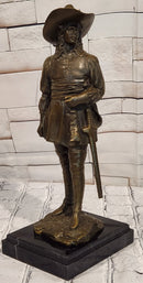 Bronze Musketeer Statue Sculpture Sword Fine Detailed Casting Signed Artist M. Lopez