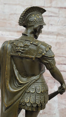 Bronze Roman Warrior - Greek Soldier Sculpture