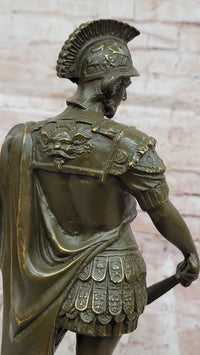 Bronze Roman Warrior - Greek Soldier Sculpture