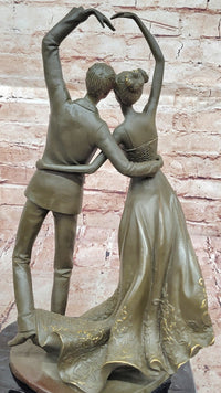 Dancing Couple Bronze Sculpture – Love Theme Art