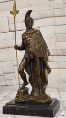 Greek Warrior Hero Achilles Hercules Odysseus Mythology Statue Sculpture Bronze Metal