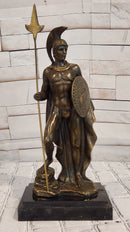 Greek Warrior Hero Achilles Hercules Odysseus Mythology Statue Sculpture Bronze Metal