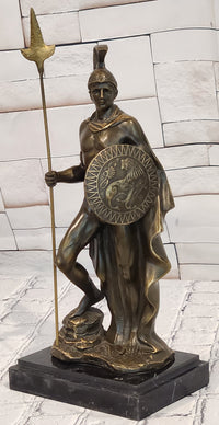 Greek Warrior Hero Achilles Hercules Odysseus Mythology Statue Sculpture Bronze Metal