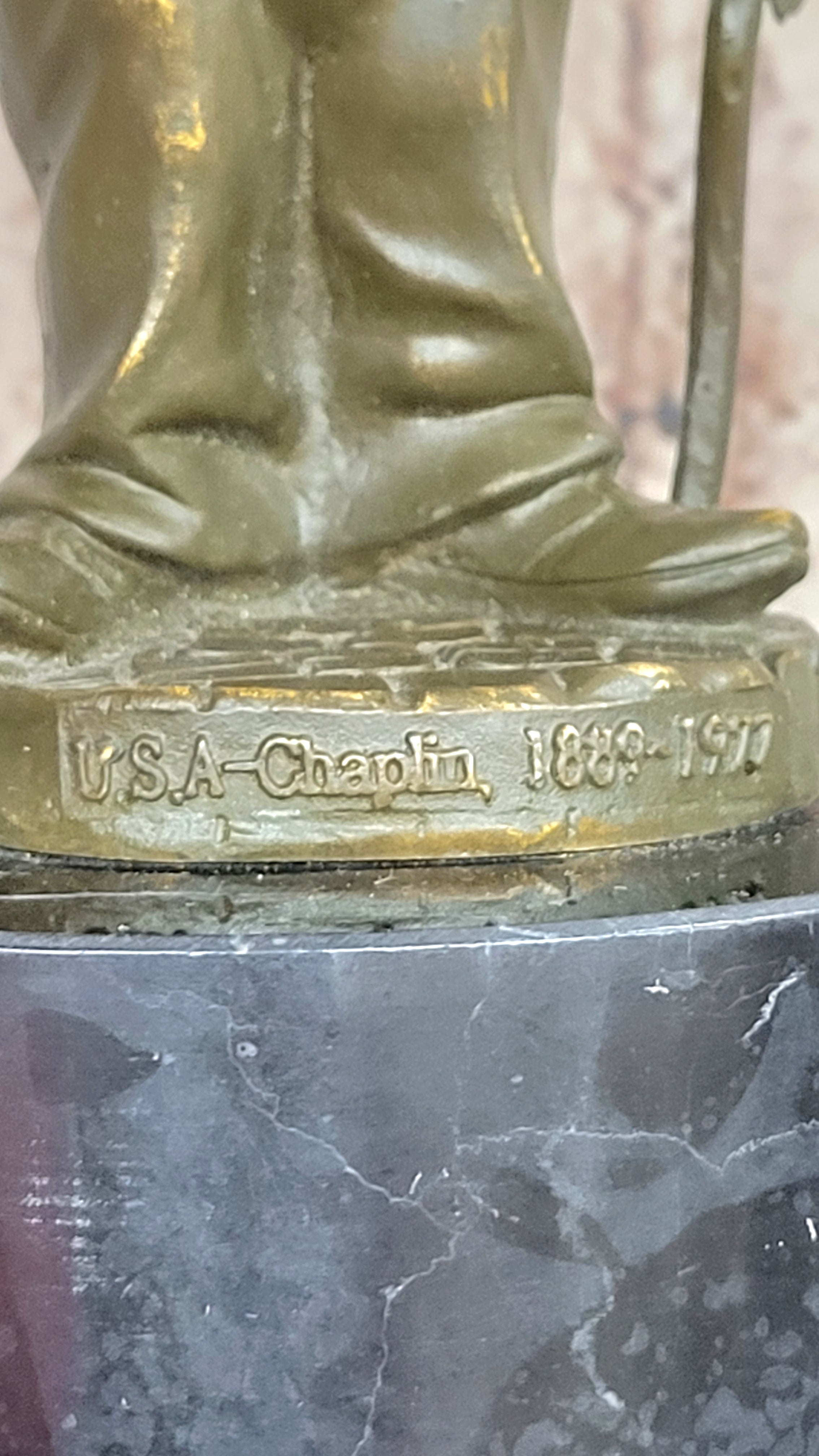 Charlie Chaplin Bronze Statue – Vintage Comedy Tribute