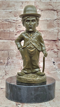 Charlie Chaplin Bronze Statue – Vintage Comedy Tribute