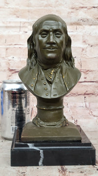 Benjamin Franklin Bronze Bust – Founding Father