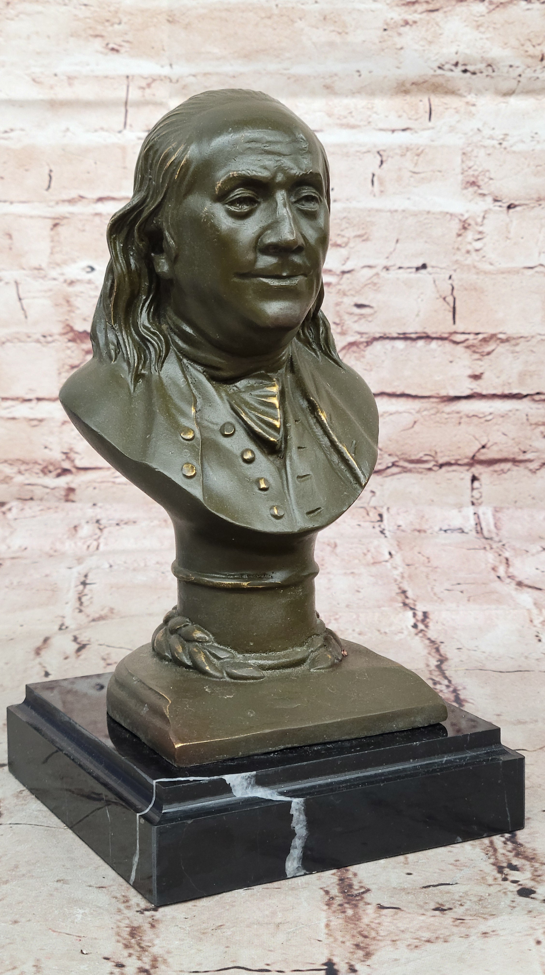 Benjamin Franklin Bronze Bust – Founding Father