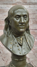 Benjamin Franklin Bronze Bust – Founding Father