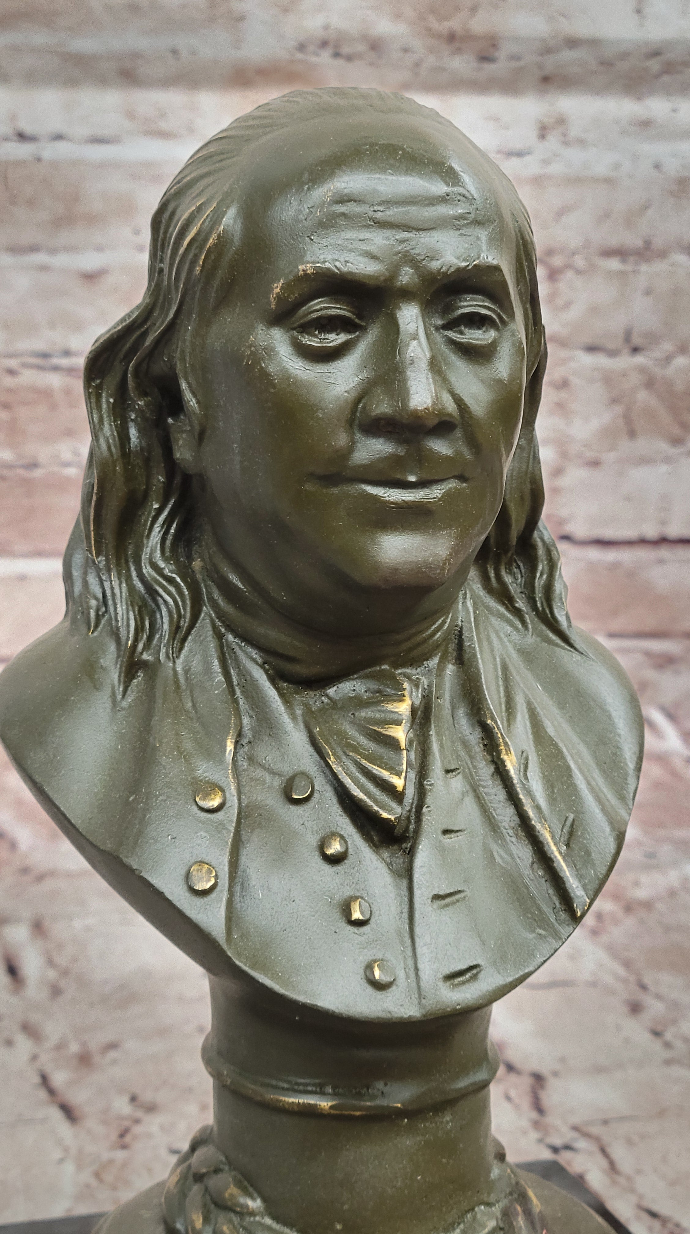 Benjamin Franklin Bronze Bust – Founding Father