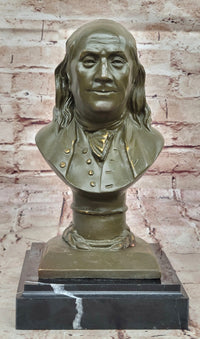 Benjamin Franklin Bronze Bust – Founding Father