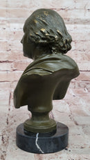 Bronze Bust of George Washington on Marble Base