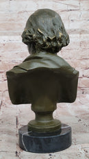Bronze Bust of George Washington on Marble Base