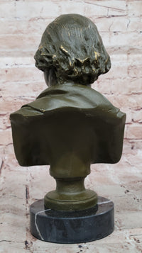 Bronze Bust of George Washington on Marble Base
