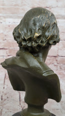 Bronze Bust of George Washington on Marble Base