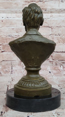 Abraham Lincoln Bronze Bust on Marble Base