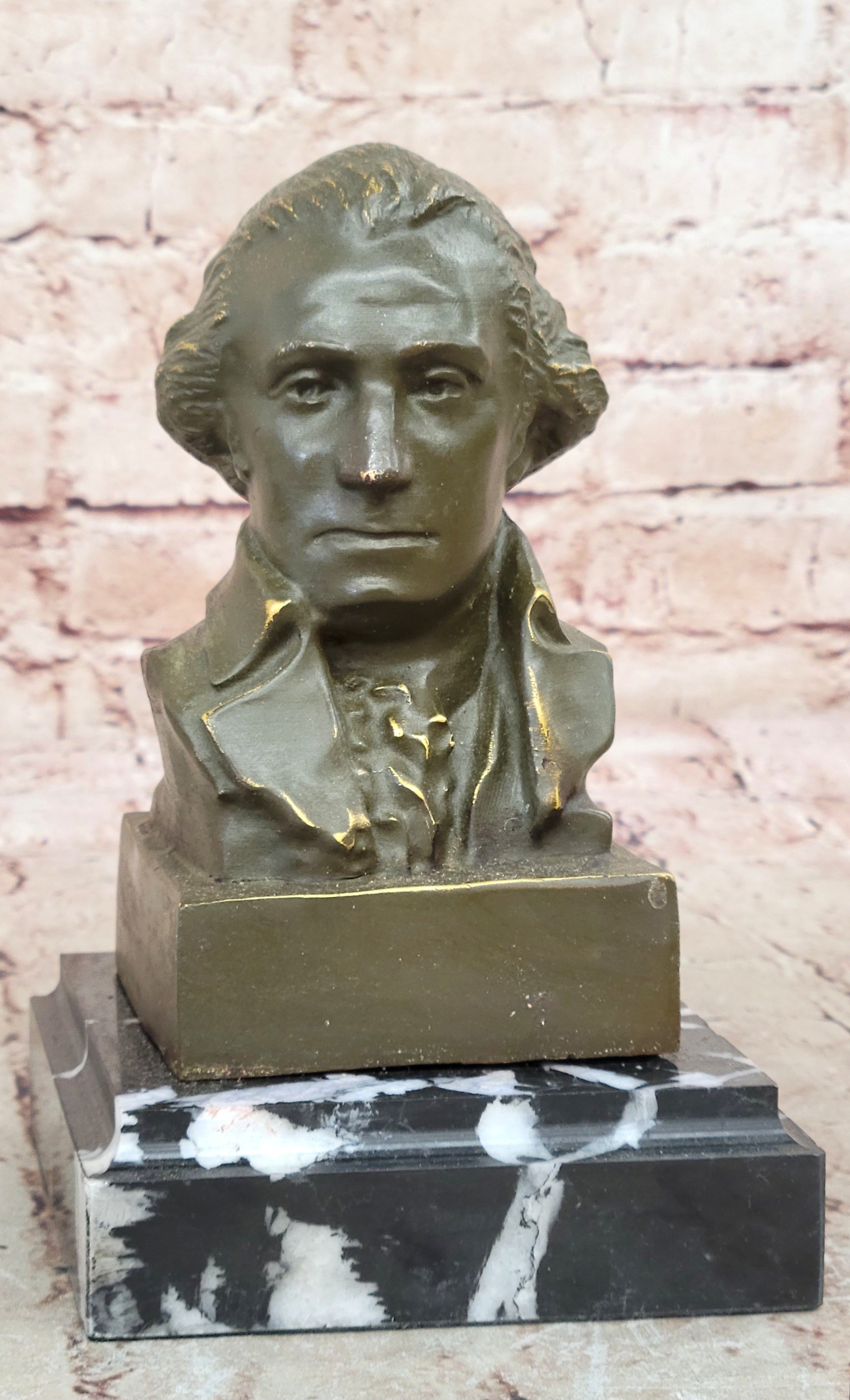 George Washington Bronze Bust - American Revolutionary Art