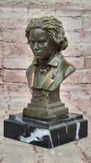 Ludwig van Beethoven Bronze Bust - Classical Composer Art