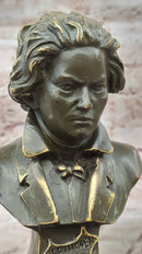 Ludwig van Beethoven Bronze Bust - Classical Composer Art