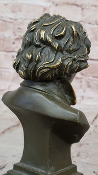 Ludwig van Beethoven Bronze Bust - Classical Composer Art