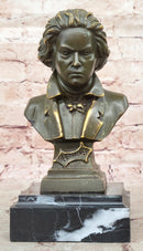 Ludwig van Beethoven Bronze Bust - Classical Composer Art