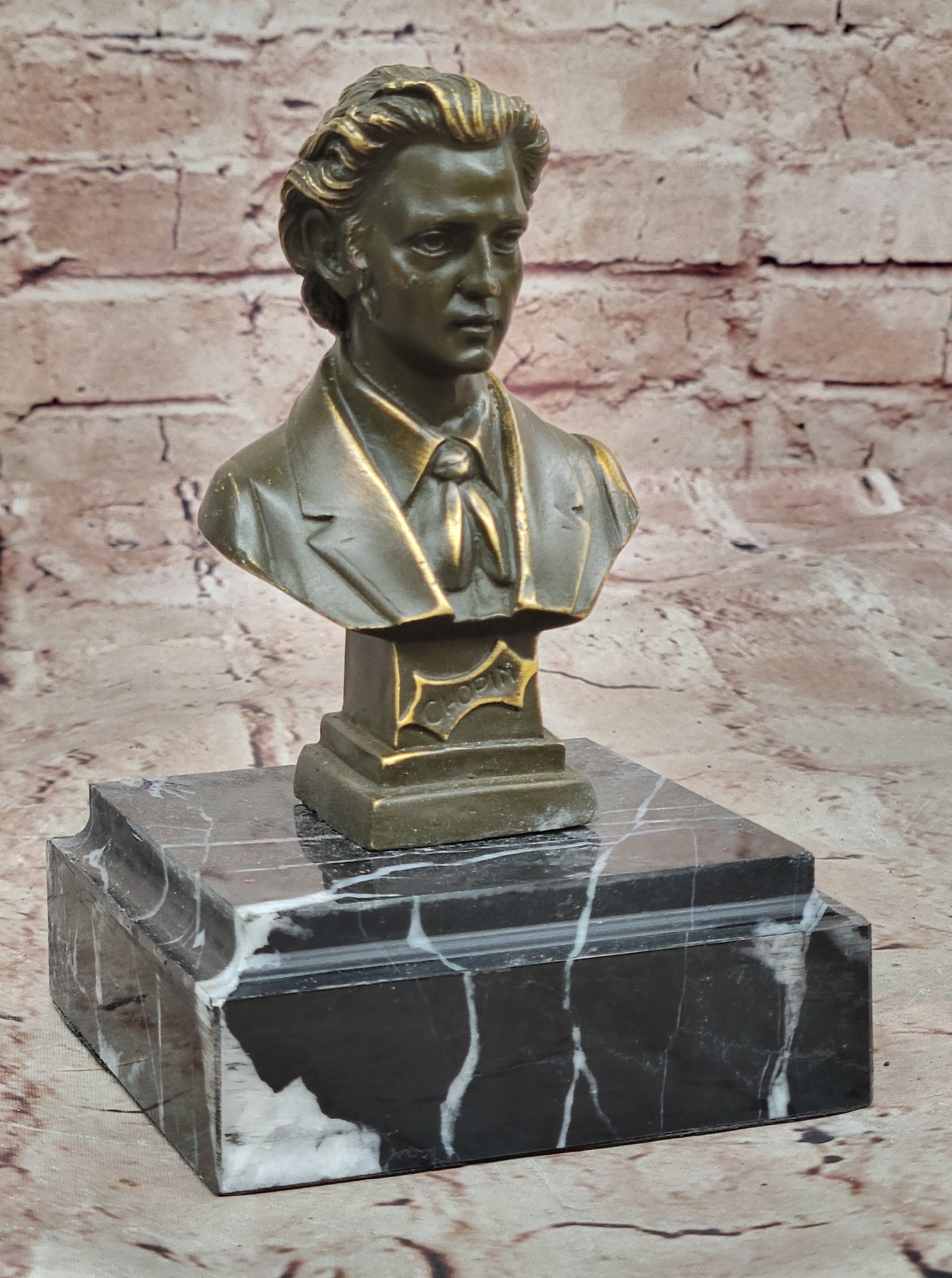 Frédéric Chopin Bronze Bust - Romantic Composer Art