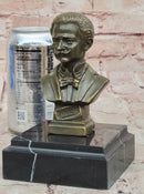 Johann Strauss Bronze Composer Bust on Marble Base