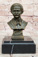 Johann Strauss Bronze Composer Bust on Marble Base