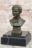 Johann Strauss Bronze Composer Bust on Marble Base