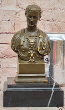 Bronze Bust of Julius Caesar Roman Classical Sculpture