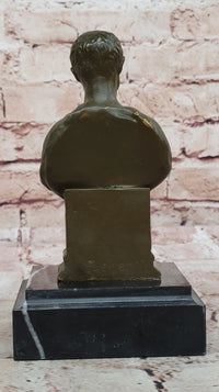 Bronze Bust of Julius Caesar Roman Classical Sculpture