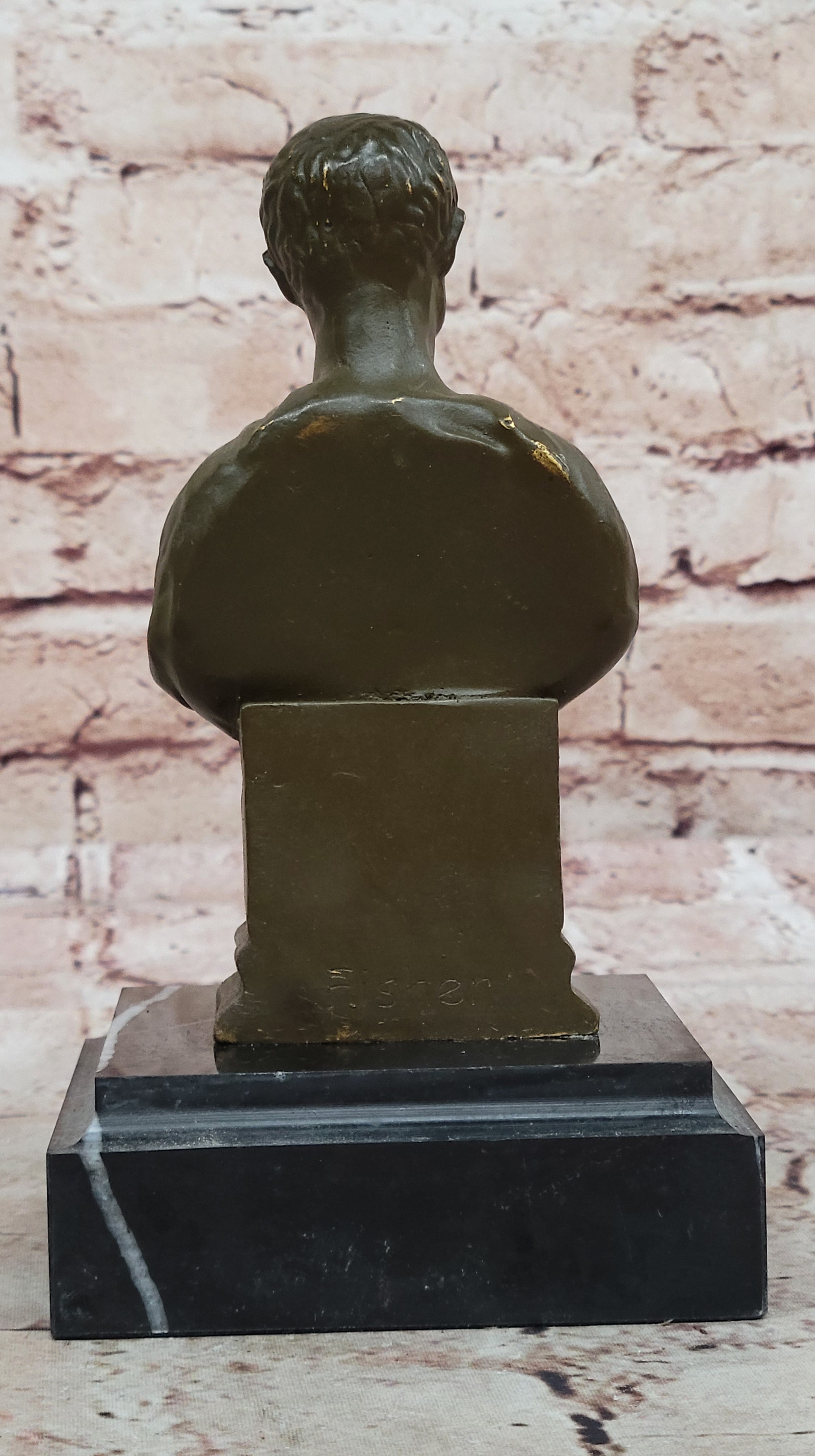 Bronze Bust of Julius Caesar Roman Classical Sculpture