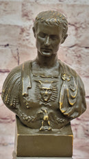 Bronze Bust of Julius Caesar Roman Classical Sculpture