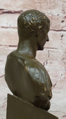 Bronze Bust of Julius Caesar Roman Classical Sculpture