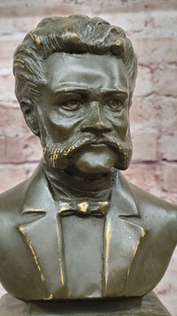 Bronze Bust of Johann Strauss – Austrian Composer