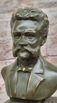 Bronze Bust of Johann Strauss – Austrian Composer
